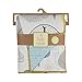 Lolli Living Baby Quilted Comforter in Woods Print. 100% Cotton Modern Quilted Baby Comforter (50x40 inch)