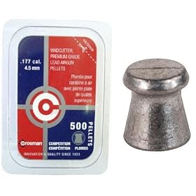 Crosman Competition .177 Cal, 7.4 Grains, Wadcutter, 500ct