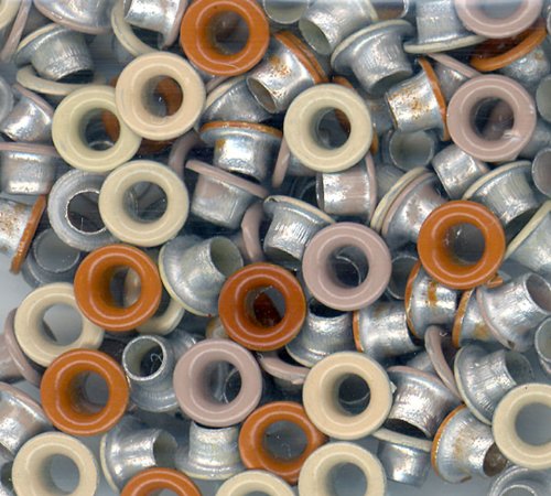 EyeLets Etc 1/8 Inch Round Top Painted Eyelets 