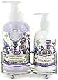 Michel Design Works Hand Care Soap/Lotion Caddy Set, Lavender Rosemary, 25.8-Ounce