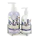 Michel Design Works Hand Care Soap/Lotion Caddy Set, Lavender Rosemary, 25.8-Ounce