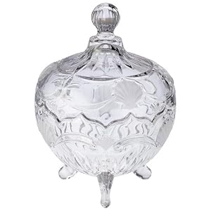Royal Shell Crystal Covered Candy Dish