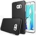 Ringke Slim Compatible with Galaxy S6 Edge Plus Case Outfitted & Slender Tailored Cutouts Superior Steadfast Compelling Lightweight Slim PC Hard Cover for Galaxy S 6 Edge Plus - SF Black