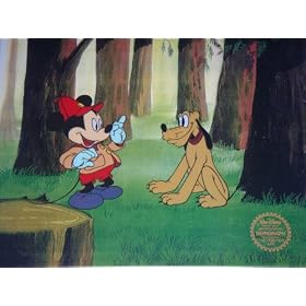 Mickey Mouse and Pluto Walt Disney Limited Edition Animation, The Pointer