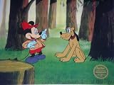 Mickey Mouse and Pluto Walt Disney Limited Edition Animation Cel, The Pointer, Unframed