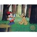 Mickey Mouse and Pluto Walt Disney Limited Edition Animation Cel, The Pointer, Unframed