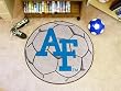 Air Force Falcons Soccer Ball 29" Round Floor Mat (Rug) -