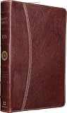 ESV Vintage Thinline Bible (Cowhide, Chestnut, Hemisphere Design)