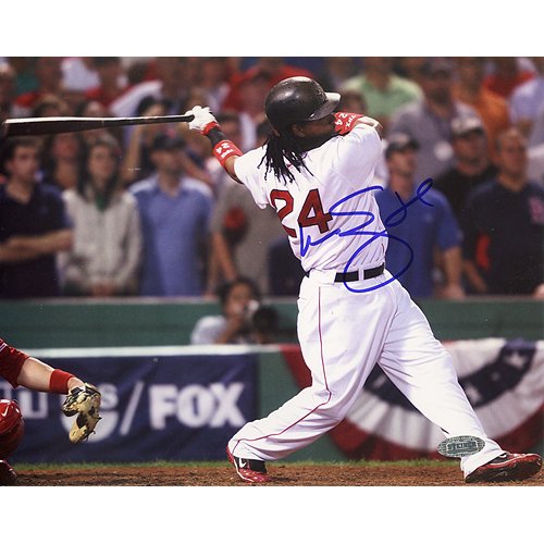 Steiner Sports MLB Manny Ramirez 2007 ALDS Swing Autographed 8-by-10-Inch Photograph
