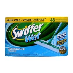 Swiffer Sweeper Wet Mopping Cloths - 48 Count (Open Window Fresh Scent)