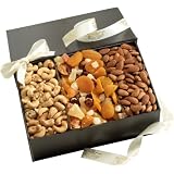 Broadway Basketeers Gourmet Christmas Fruit and Nut Gift Basket