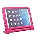 LEFON Kids Case for iPad mini Shockproof Convertible Handle Light Weight Super Protective Stand Cover Case for Apple iPad mini 3rd Gen/Mini 2 / Mini 1 (Rosy)