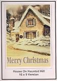 House On HauntedHill: 16×9 Widescreen TV.:Greeting Card: Merry Christmas