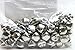 (Pack of 2) 50 Handmade Small Craft Jingle Bells (Silver)