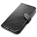Spigen Wallet S Galaxy S6 Case with Foldable Cover and Kickstand Feature for Galaxy S6 2015 - Black