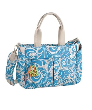 Okiedog Equinox Metro Messenger Bag - Blue Beige