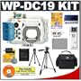 Canon WP-DC19 Waterproof Case with Spare Replacement Battery for Canon NB-5L + USB 2.0 High Speed Secure Digital Card Reader + Deluxe Padded Carrying Case + Compact 50" Digital Travel Tripod for PowerShot SD950 IS Digital Camera