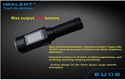 IMALENT EU06 CREE XM-L2/XPG-R5 900LM Tripple LED Flashlight