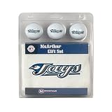 McArthur Toronto Blue Jays Three Ball Gift Set with Golf Towel