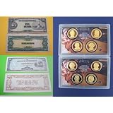 2008 & 2007 Presidents Proof Sets & WWII Japanese Currency