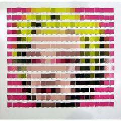 Marilyn Pink (Giclee and Spot Glaze Signed Limited Edition of 50) Kunstdruck von Nick Smith, 50cm x 50cm