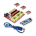 PiMill CNC Engraving machine Shield V4 A4988 Drive Board + USB Nano V3.0 for Arduino