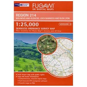 Fugawi Ben Nevis & Glencoe, Loch Rannoch & Glen Lyon 1:25000 4 (PC)