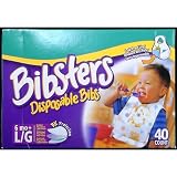 NEW ビブスター Bibsters 使い捨てよだれかけ 40枚入り