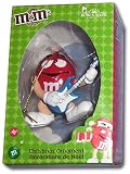 Red Guitar Playing M&M Character Christmas Ornament Rock Band Series