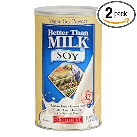 Better Than Milk Vegan Soy Powder, 25.9-Ounce Canisters (Pack of 2)