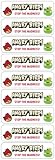Decal Stickers (Set of 9): ANGRY BIRDS
