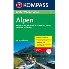 Grosser Wander-Atlas Alpen /Mit CD: 170 Erlebnistouren. Reise-Atlas Alpen 1:750000. Mit Top-Routenkarten und 400 Farbfotos