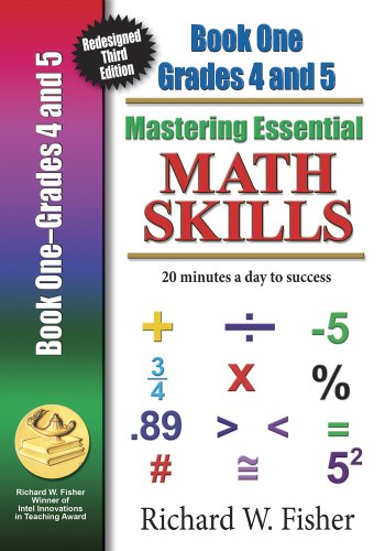mastering essential math skills book 1 grades4 5 with dvd redesigned library version
