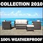 BEAUTIFUL WICKER RATTAN GARDEN FURNITURE LOUNGE - NEW