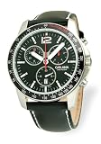 Golana - TE200-5 - Montre Homme - Quartz - Chronographe - Bracelet Cuir Noir