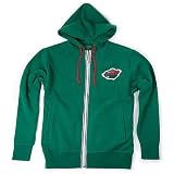NHL Men's Minnesota Wild Ty Full-Zip Hoody (Dark Green, Large)
