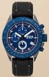 Fossil #CH2784 Men's Decker Blue Dial Silicone Strap Chronograph Watch