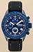 Fossil #CH2784 Men's Decker Blue Dial Silicone Strap Chronograph Watch