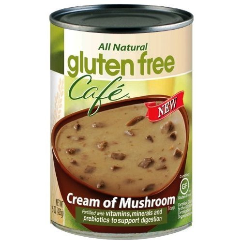 Gluten Free Cafe Cream of Mushroom Soup, 15-Ounce Cans (Pack of 12)