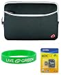 Lenovo Ideapad S10 10.2-Inch Netbook Neorpene Sleeve Case and 8 GB Micro SDHC Memord Card - Black