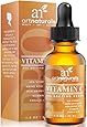 ArtNaturals Enhanced Vitamin C Serum with Hyaluronic Acid 1 Oz - Top Anti Wrinkle, Anti Aging & Repairs Dark Circles, Fades age spots & Sun Damage - 20% Vitamin C Super Strength - Organic ingredients