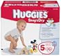 Huggies Snug & Dry Diapers, Size 5, 70 Count