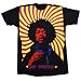 Impact Men's Jimi Hendrix Swirl Subway Short Sleeve Jersey T-Shirt