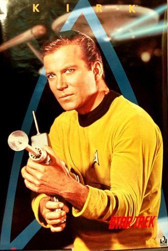 Star Trek Capt James T Kirk Shatner 24x36 Poster