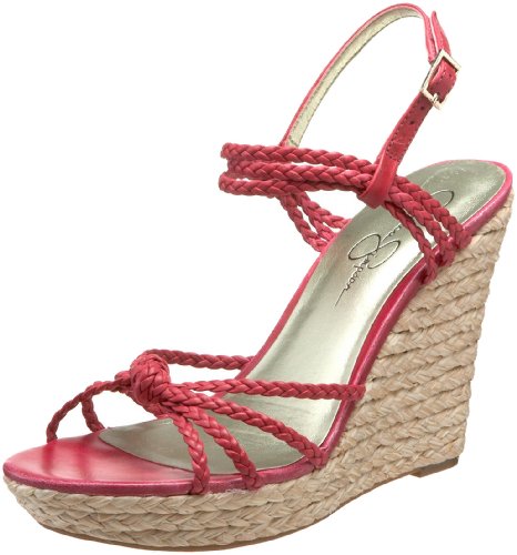 Click To Jessica Simpson Women's Coronia Strappy Rafia Wedge,Florida Fuchsia Chloe Leather,8 M US Details... Jessica Simpson Women's Coronia Strappy Rafia Wedge,Florida Fuchsia Chloe Leather,8 M US