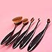 Beauty Tools;TOOPOOT 5PCS Oval Makeup Brushes Loose Powder Brush