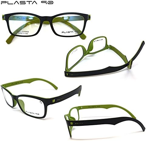 Plasta 90 (P1) Glasses Frame - Made in Korea (Grey/Sky Blue)