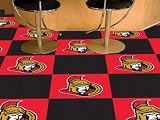 Fan Mats 10701 Ottawa Senators Team Carpet Tiles