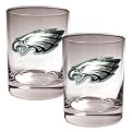 Philadelphia Eagles Rocks Glass Set - Clear