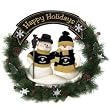 Pittsburgh Penguins 22" Snowman Christmas Wreath - NHL Hockey